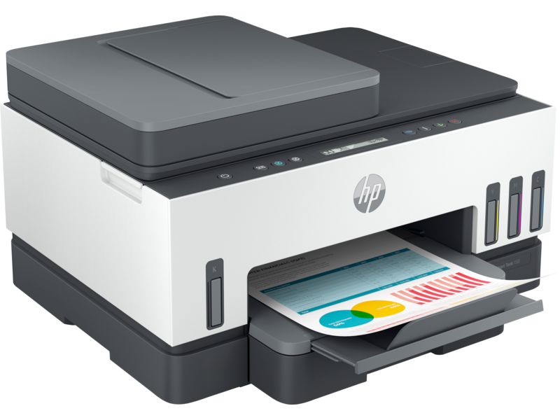 Impresora Multifuncion HP Smart Tank 750 (6UU47A) Chorro de tinta Continua 15ppm