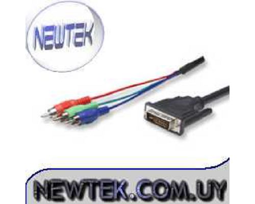 Cable para Monitor HDTV Manhattan DVI a Triple RCA 301091