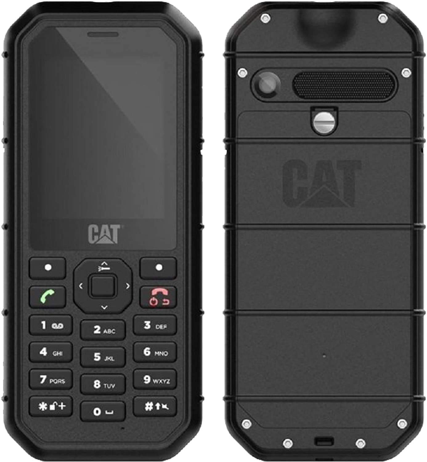 Celular CAT B26 Resistente Dual SIM 2G GSM Radio FM Sumergible Clase Militar