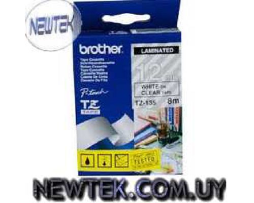 Cinta Rotuladora Brother TZ-135 12mm 8m PT-1090 PT-7600 PT-2100 PT-2430PC PT9500