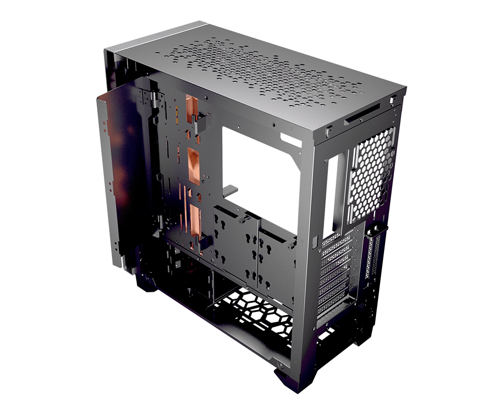 Gabinete Cougar Dark Blader-s E-ATX ARGB Lateral Vidrio Templado / Sin Fuente