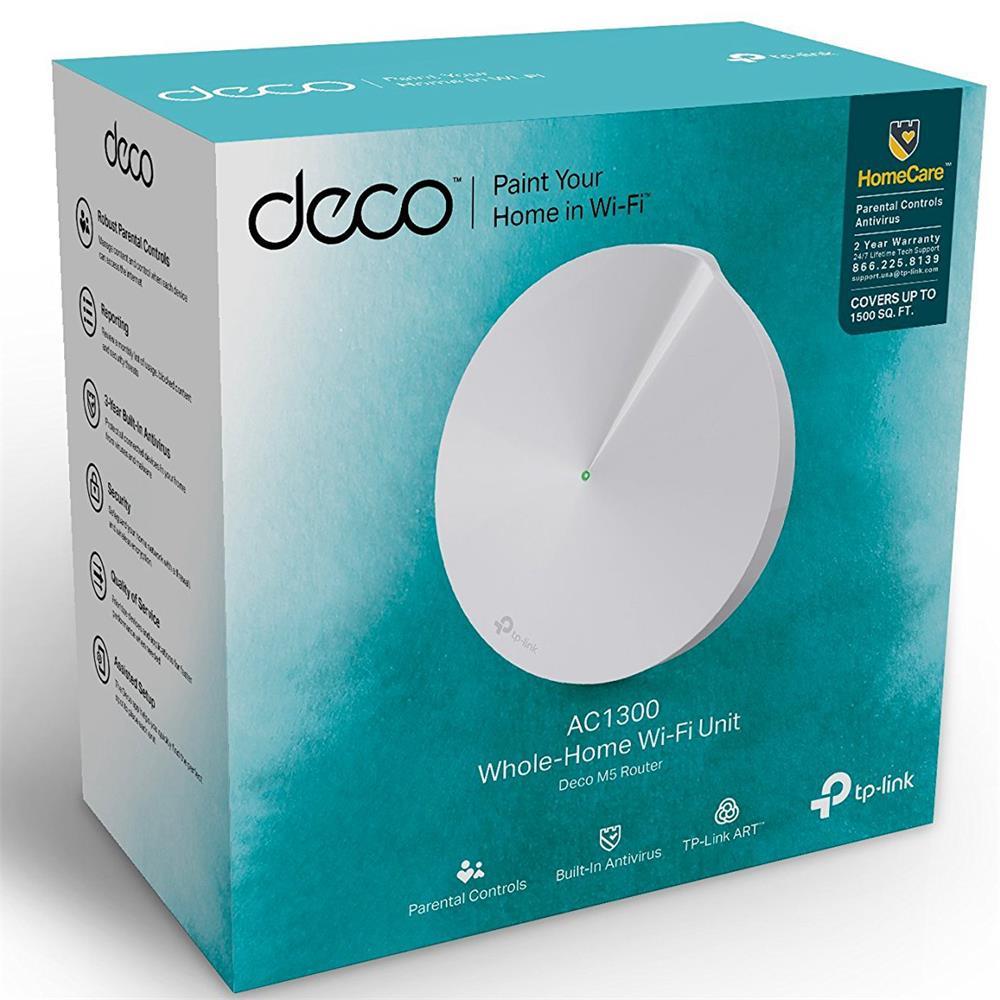 Access Point Tp-Link Deco M5 Wifi Ac1300 (1 Pack) Dual Band 2.4GHz 5GHz