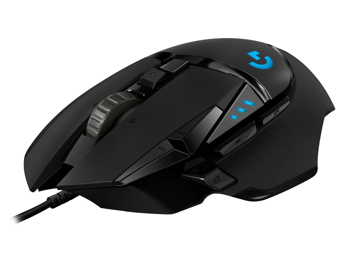 Mouse Cableado Logitech G502 Gaming Hero 910-005550 16000Dpi 11 Botones Program.
