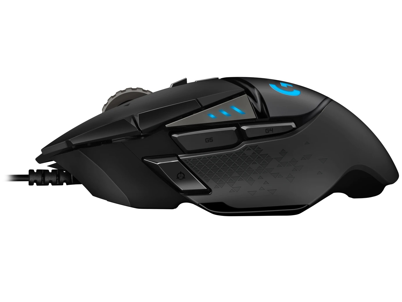 Mouse Cableado Logitech G502 Gaming Hero 910-005550 16000Dpi 11 Botones Program.