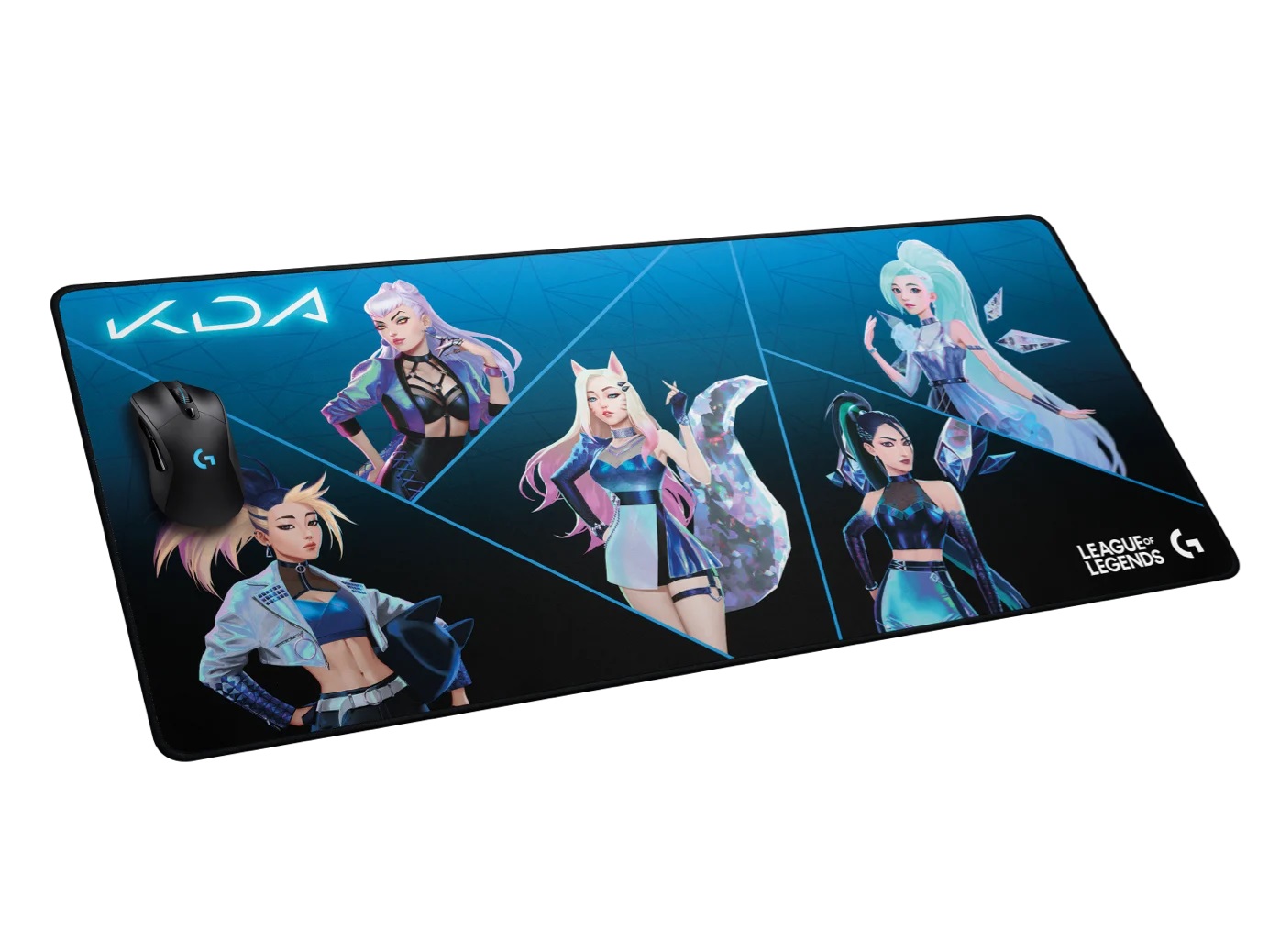 Mouse Pad Logitech G840 943-000456 Gaming K/da 400 x 900 mm Tamaño XL Goma