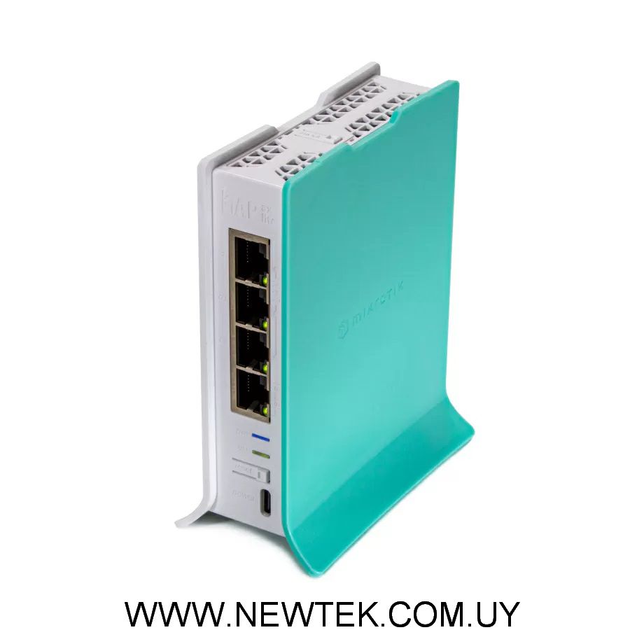 Router Access Point Mikrotik hAP AX Lite L41G-2axD 2.4GHz 574Mbps WiFi6 4 Puerto