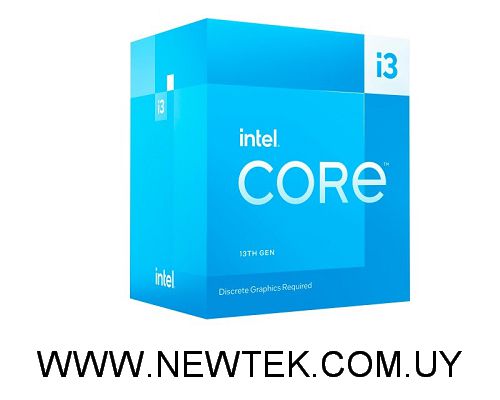 Procesador Intel Core i3-13100F Hasta 4.5Ghz 4 Nucleos Socket 1700 13va gen