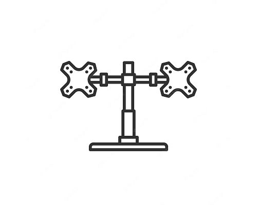 Soporte Monitor TV Parlantes