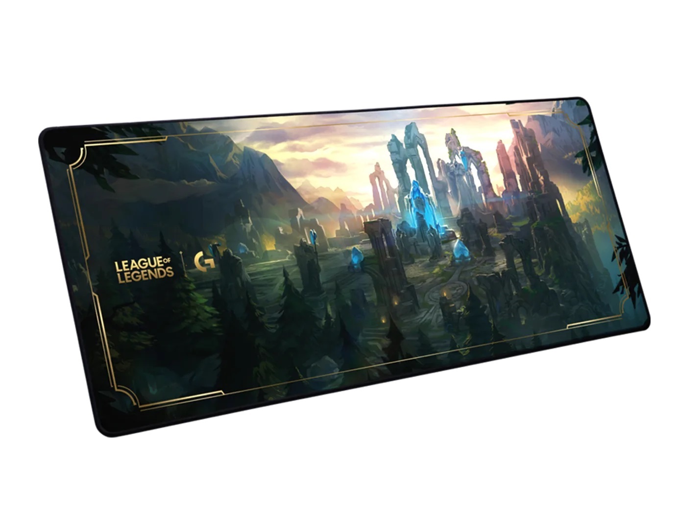 Mouse Pad Logitech G840 943-000543 Gaming LoL 138.3 x 63.6 mm Tamaño XL Goma