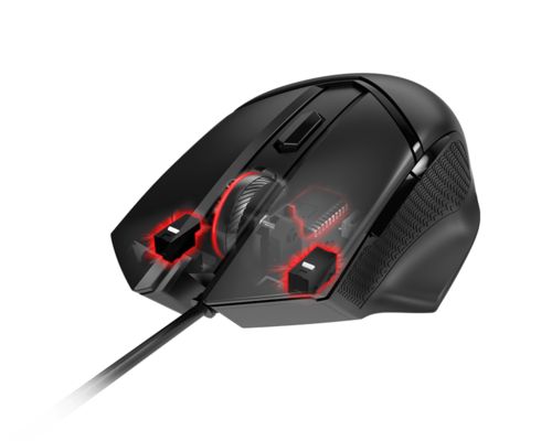 Mouse Cableado MSI Clutch GM20 Elite RGB Gamer 6 Botones