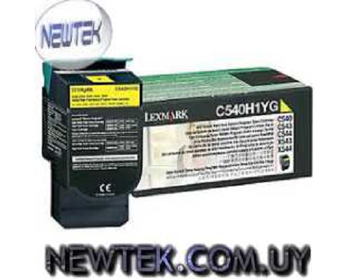 Toner Lexmark Amarillo C540H1YG Original C544 X544 C540 C543 X543