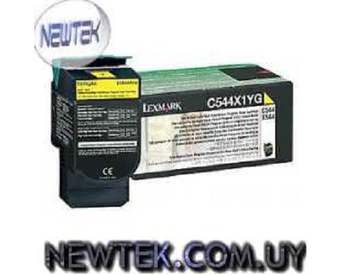 Toner Lexmark Amarillo C544X1YG Original C544 X544