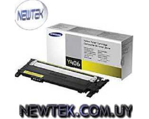 Toner Samsung CLT-Y406S Amarillo Original CLP-360 CLP-365 CLX-3300 CLX-3305