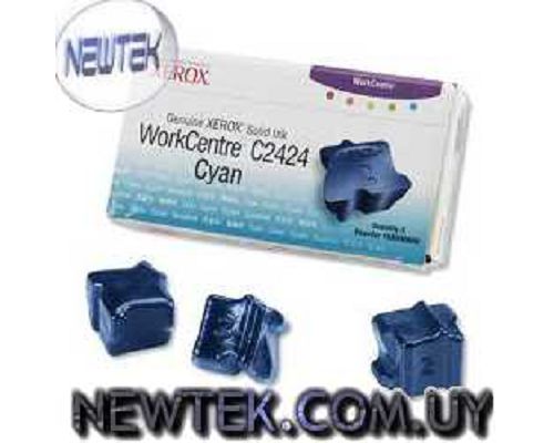 Toner Xerox 108R00660 Cyan Original WC C2424 Barra Tinta Solida