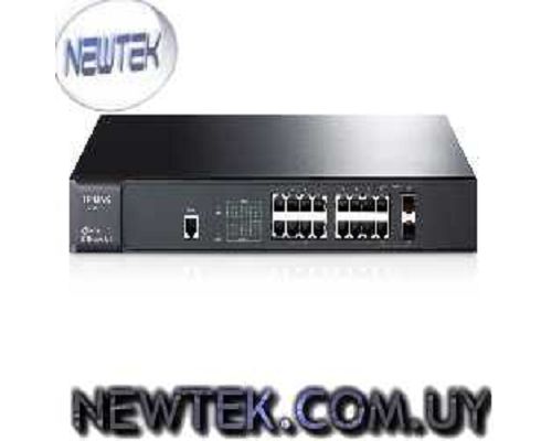 Switch 16 Ethernet TP-Link TL-SG3216 2 SFP VLAN Rackeable Admin WEB