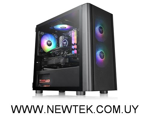 Gabinete Thermaltake V150 ARGB Vidrio Templado 3 Fan 120mm