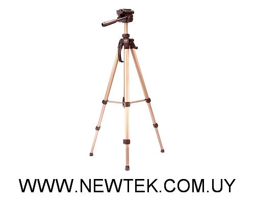 Soporte Tripode VidPro TT-50 Aluminio hasta 4.5Kg de 35.5cm a 127cm Con Estuche