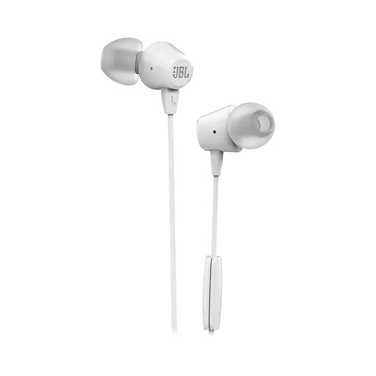 Auriculares con Microfono JBL C50HI Jack 3.5mm Blanco Negro y Azul